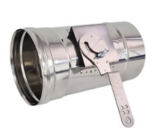Chimney damper flue - chimney, liner