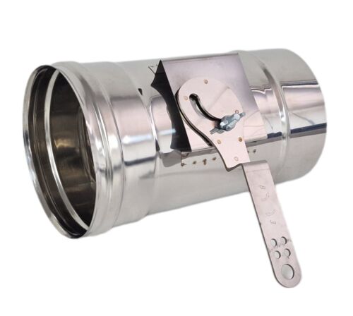 Chimney damper flue liner - chimney,