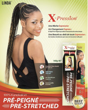 XPression Pre Stretched 2x Synthetic Braids Hair Extensions 46 Inches
