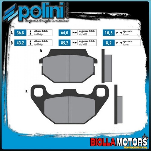 174 0049 front polini brake - 174.0049,