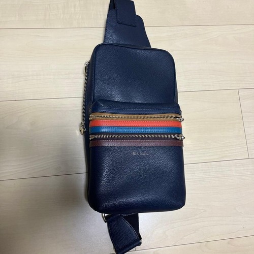 Paul smith navy leather body - navy,