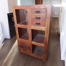 120cm Solid Bookcase Large