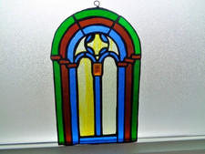 Vintage Leaded Coloured Glass