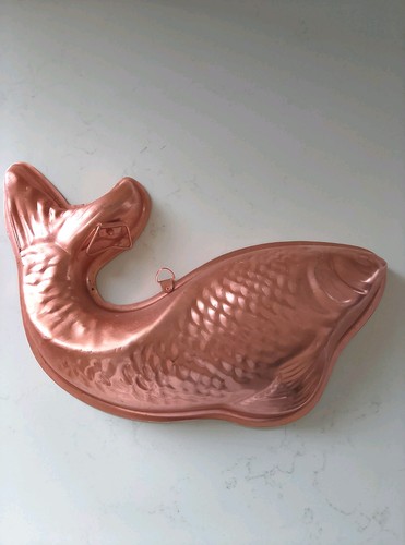 Copper wall hanging - fish, mould