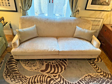 Modenature superb quality champagne cream 3 seater sofa settee rrp £3650