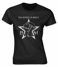 The Sisters Of Mercy 1984 Logo Ladies/Black/T Shir/ Classic/Tee/Gift