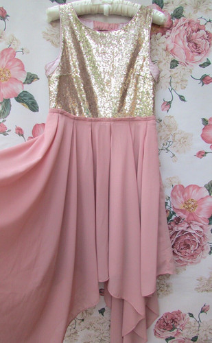Monsoon pink gold sequin - monsoon,