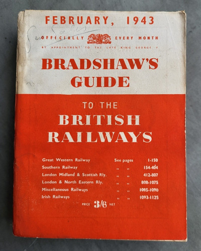 Feb 1943 original bradshaws - 1943,