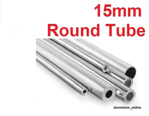 Aluminium round tube - tube, 15mm,