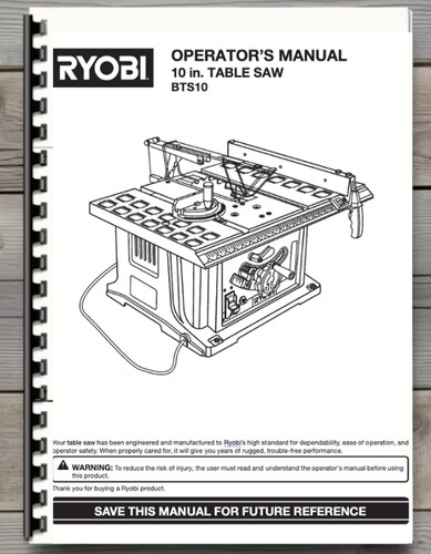 Ryobi bts10 table - ryobi,