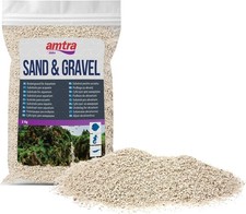 AMTRA White Quartz - Fine White Quartz Aquarium Sand, for Fresh or Salt Water,