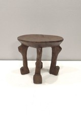 African Stool Duo Tribe Wood