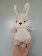 New H&M Kids Baby Cute Cuddly Light Beige Fluffy Bunny Rabbit Soft Plush Toy