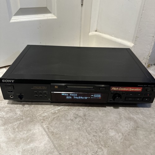 Sony mds je530 minidisc deck - sony, mds-je530