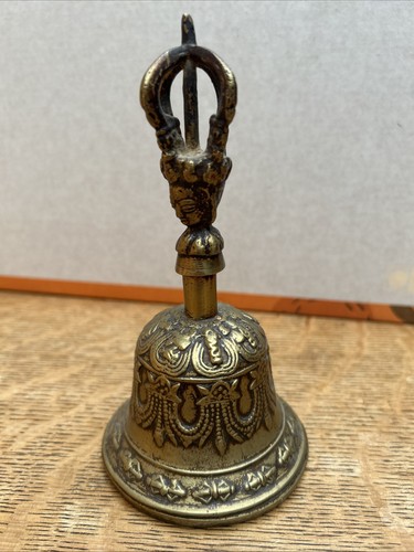 Tibetan buddhist hand bell - tibetan,