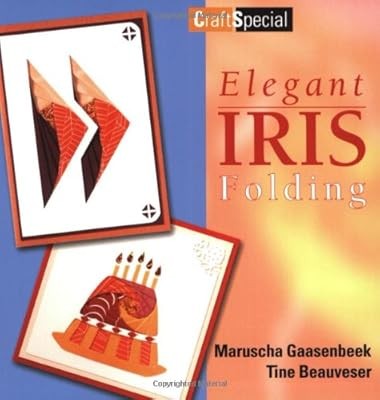 Elegant iris folding crafts - folding, (crafts