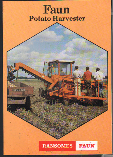Ransomes faun potato - faun, harvester