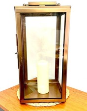 Stylish Metal and Glass Candle Lantern