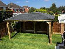 Wooden pergola gazebo with - pergola,
