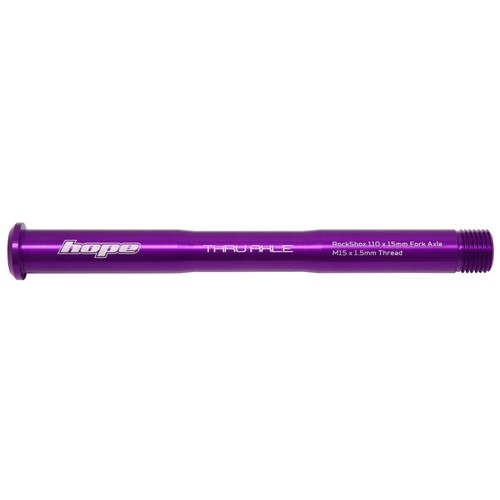 Hope fork thru axle - thru, (purple)