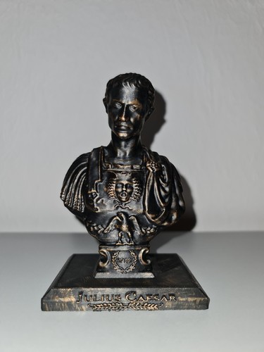 Bronze effect julius caesar - julius,
