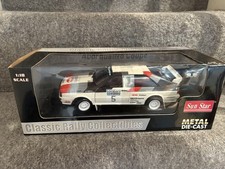 1/18 Audi Quattro Coupe Sun Star 4181 1981 Lombard RAC H.Mikkola A.Hertz - New