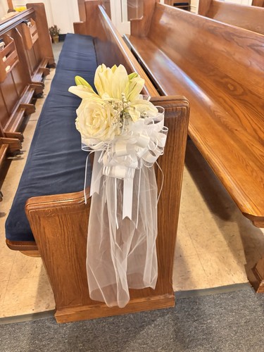 Wedding bows for pews - wedding,