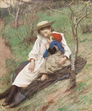 Laura Knight Signed Oil