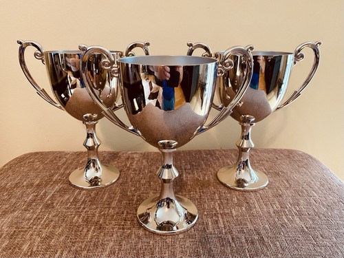 Silver trophy 8 - 3x, 8”