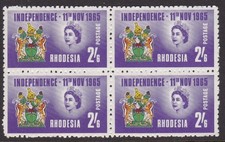 RHODESIA 1965 INDEPENDENCE