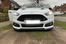 FORD FOCUS MK3.5 ST FACELIFT GLOSS  BLACK RACE STYLE ACRYLIC FOGLIGHT PROTECTORS