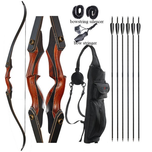 50lbs archery longbow - 60", 25-50lbs