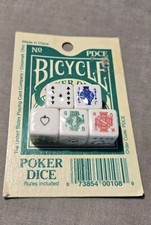 Vintage Bicycle Poker Dice