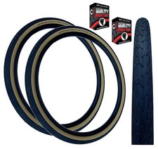 PAIR Schwalbe ROAD CRUISER 26 x 1.75 TAN WALL Mountain Bike Road TYRES & TUBES