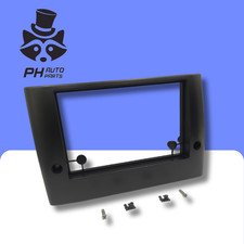Fiat Stilo (2002-2008) Double DIN radio fascia adapter panel MATT BLACK