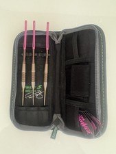 Phil Taylor Unicorn Phase 5 Rosso Tungsten Darts 26g with Case