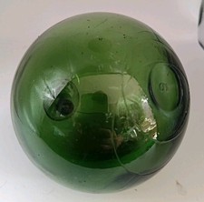 Vintage fishing Float Green