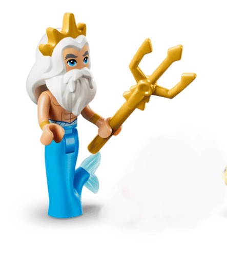 Lego king triton minifigure - king,
