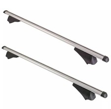 Aluminium Roof Bars fits Audi A4 Avant B9 2015-2024 Estate with Flush Rails s 