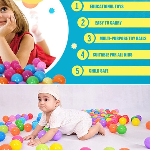 100pcs plastic ball pit - ball,