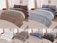 4 Piece Egyptian Cotton Bedding Set – Duvet Cover, Fitted Sheet & 2 Pillowcases