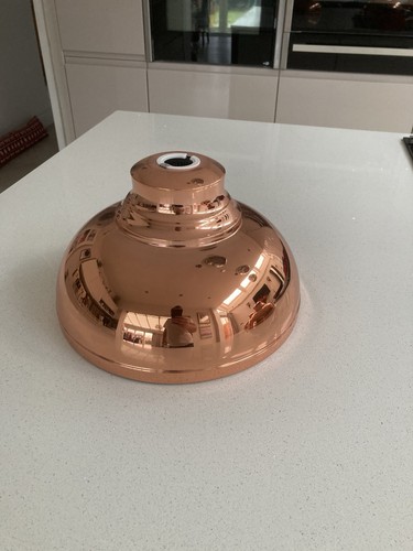 Lampshade copper coloured - lampshade,