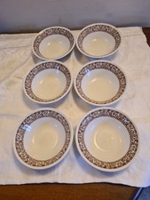 Set Of 6 Steelite Cereal Bowls Dover Pattern  15.5 cm   unused