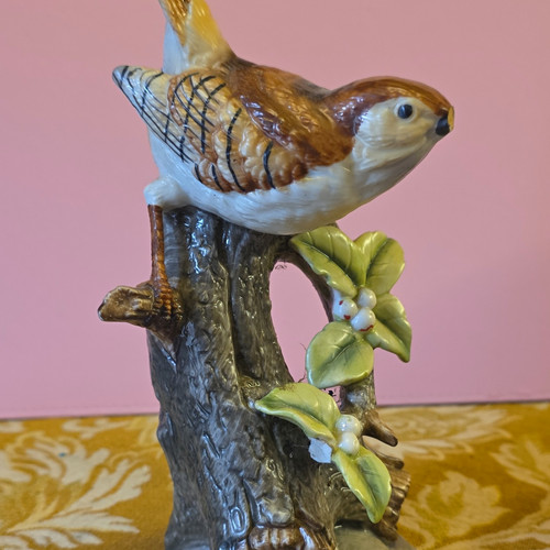 Ceramic bird figurine - figurine, on