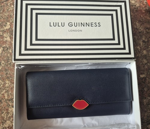 Lulu guinness navy leather - lulu,