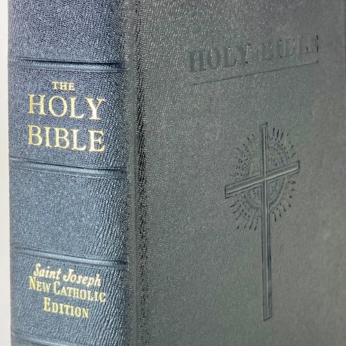 Vintage catholic bible 1957 - bible, st