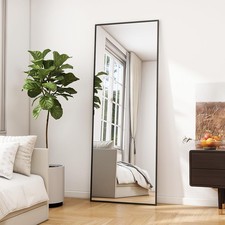 Koonmi 60x165cm Full Length Mirror Standing Hanging Leaning Floor Body Mirror
