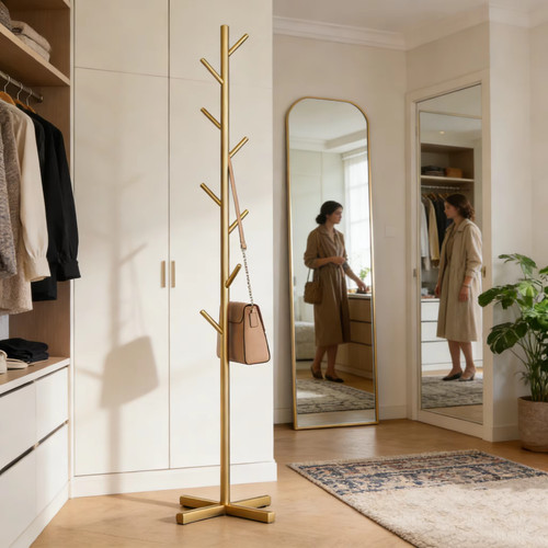 Floor standing clothes hanger - standing,