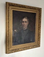 19th c. Oil Portrait Painting