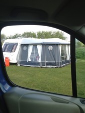 Isabella penta awning in granite gray size A1050/G20